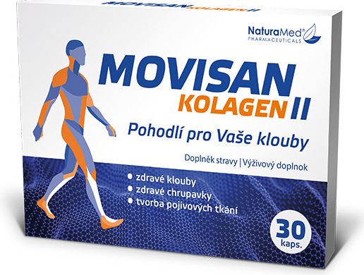 NaturaMed Movisan Kolagen II 30 kapslí