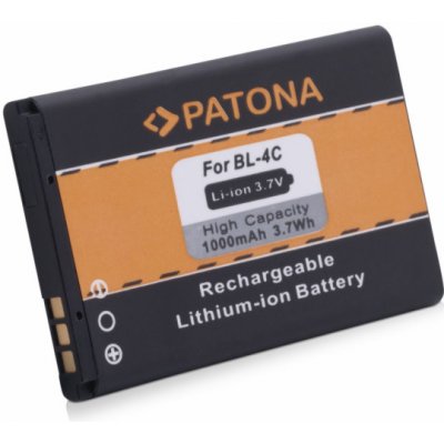 PATONA baterie pro mobilní telefon Nokia BL-4C 1000mAh 3,7V Li-Ion – Zboží Mobilmania