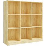 shumee Knihovna/dělicí stěna 104x33,5x110 cm masivní borovice – Zboží Dáma