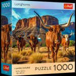 Trefl Longhorns Texaský dlouhorohý skot 1000 dílků – Hledejceny.cz