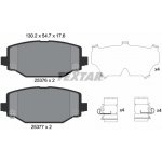Sada brzdových destiček, kotoučová brzda TEXTAR 2537601 – Hledejceny.cz