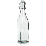 M.A.T. láhev s pákovým uzávěrem hranatá skleněná 500 ml – Hledejceny.cz
