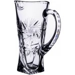 Bohemia Crystal Skleněný broušený džbán na vodu či pivo brus Větrník 1000ml – Zboží Dáma