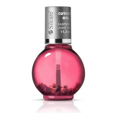 Silcare Olejček na nechty Raspberry light pink s kvetmi 11,5 ml – Zboží Dáma