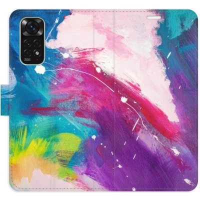 Pouzdro iSaprio Flip s kapsičkami na karty - Abstract Paint 05 Xiaomi Redmi Note 11 / Note 11S – Zboží Mobilmania