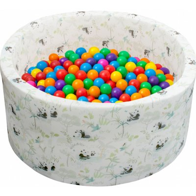Aga suchý bazén 90 x 40 cm s míčky panda – Zboží Dáma