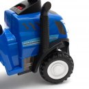 Odrážedlo Baby Mix traktor s vlečkou a nářadím New Holland modré