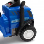 Baby Mix traktor s vlečkou a nářadím New Holland modré – Zboží Dáma