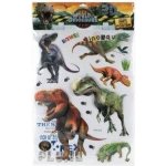 Teddies Samolepky na zeď dinosaurus XXL 3D v sáčku 38x63cm – Zboží Dáma