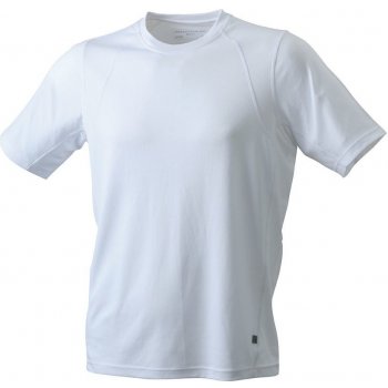James & Nicholson pánské běžecké tričko Runnig-T JN306 Bílá Bílá