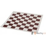 Koženková šachovnice hnědá 51 cm – Zboží Dáma