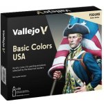 Vallejo Model Color 16 color Set 70140 Basic Colors Usa 16 – Hledejceny.cz