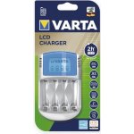 Varta LCD Charger + 4x AA 2600 mAh R2U & 12V & USB 57070201451 – Zboží Mobilmania