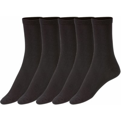Esmara dámské ponožky 5 párů černá – Zboží Mobilmania