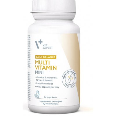 VetExpert Multivitamin Mini doplňky pro psy a kočky 30 ks – Hledejceny.cz