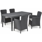 Keter Sada zahradního nábytku Girona Miami, 5/7dílná (antracitová, 5dílná) – Zboží Dáma Keter Sada zahradního nábytku Girona Miami, 5/7dílná (antracitová, 5dílná) – Zboží Dáma