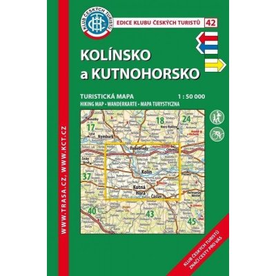 KČT 42 Kolínsko a Kutnohorsko 1:50 000 Turistická mapa, 7. vydání – Zboží Mobilmania
