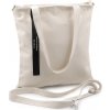 Taška  Textilní taška crossbody bavlněná 33x38 cm 1 režná světlá