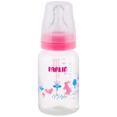 Farlin Baby kojenecká láhev standardní růžová pro děti AB 41011 G 140 ml od  191 Kč - Heureka.cz