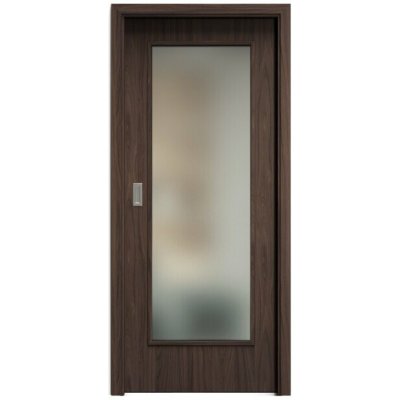 Sapeli Elegant Komfort M40 posuvné ořech 70 x 210 cm Satináto bílé – Hledejceny.cz
