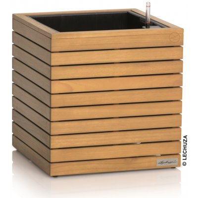 Lechuza Samozavlažovací přírodní květináč Palo Square, 45 cm – Hledejceny.cz