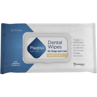 Plaqtiv+ Oral care Dentální ubrousky 60 ks – Hledejceny.cz