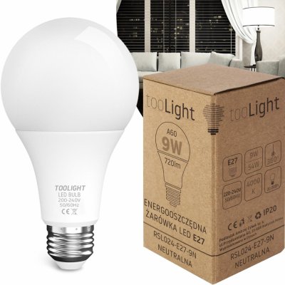 Spectrum LED LED žárovka studená LED RSL024 E27 9W Neutral – Zboží Živě
