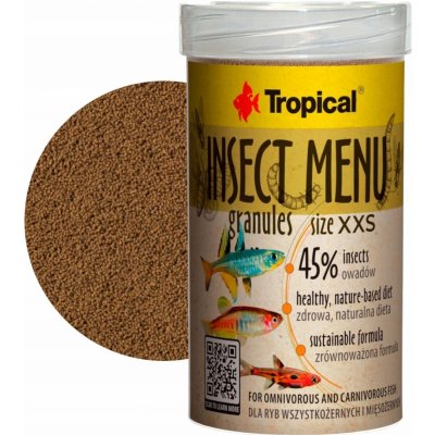 Tropical Insect Menu Granules XXS 250 ml – Zboží Mobilmania