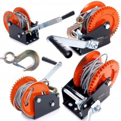 Ruční lanový naviják 1588 kg KD1313 KRAFT&DELE | Zboží Auto