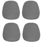 Top textil Klasik tmavě šedá 36x38 cm, 4dílná, Jersey – Zboží Mobilmania