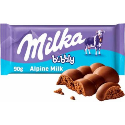 Milka Bubbly Alpine Milk 90 g – Zboží Mobilmania