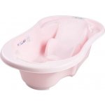 Tega KOMFORT 2v1 Dětská anatomická vanička s výpustí růžová – Sleviste.cz