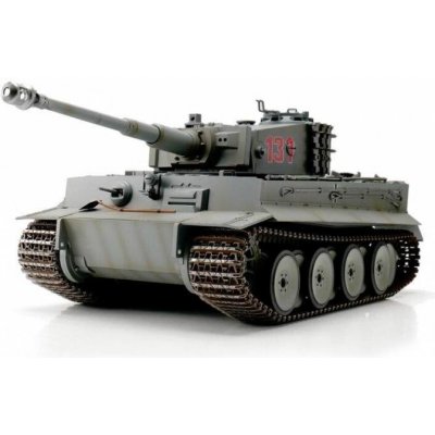 Torro RC tank German Tiger I IR šedý 2,4 Ghz RTR proporcionální 1:16