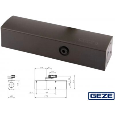 Geze TS 2000 103387 tmavý bronz – Hledejceny.cz
