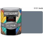 Barvy a laky Hostivař PRIM 3v1 S2177 0131 0,6L šedá – Sleviste.cz
