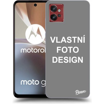 Pouzdro Picasee silikonové Motorola Moto G32 - Vlastní design/motiv čiré