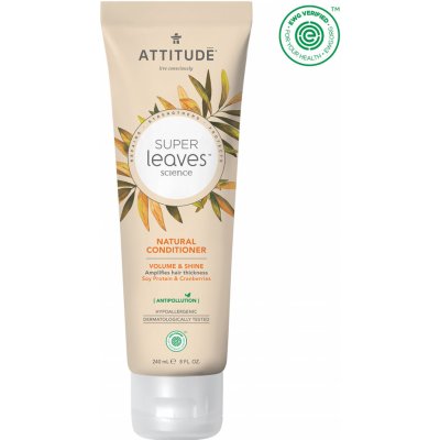 Attitude přírodní Conditioner Super leaves s detoxikačním účinkem lesk a objem pro jemné vlasy 240 ml