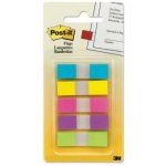 Záložky Post-it 683-5 CB, 11,9x43,2 mm, 5 x 20 záložek – Hledejceny.cz