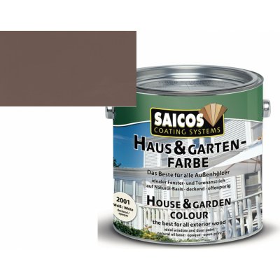 Saicos Barva pro dům a zahradu 0,125 l ořech – Zboží Mobilmania