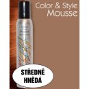 Omeisan Color & Style Mousse tužidlo středně hnědé 200 ml