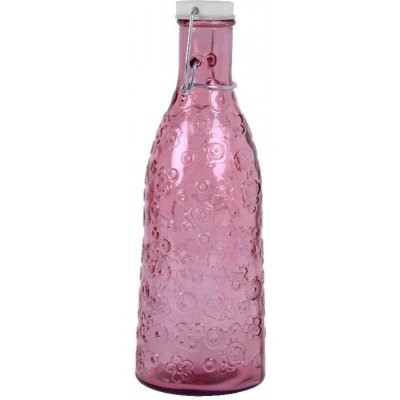 Lahev FLORA 1L, růžová (DOPRODEJ)|Vidrios San Miguel|Recycled Glass – Hledejceny.cz