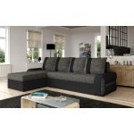 Nejlevnější nábytek Menket 2 černá látka/černá ekokůže – Zbozi.Blesk.cz