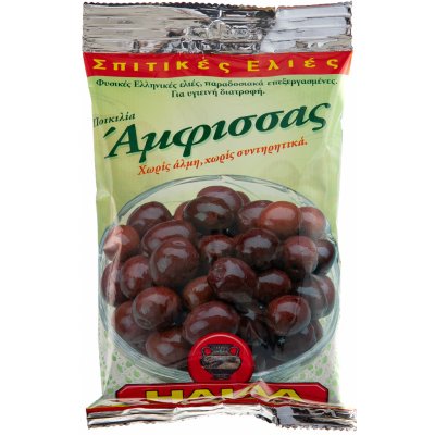 Ilida Olivy černé Amfissa s peckou 250 g