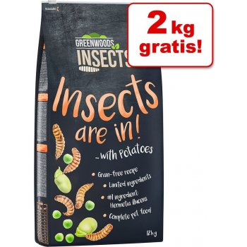 Greenwoods Veggie batáty a brambory s hráškem karotkou a špenátem 12 kg