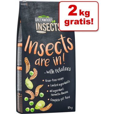 Greenwoods Veggie batáty a brambory s hráškem karotkou a špenátem 12 kg