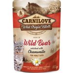 Carnilove Cat Wild Boar with Chamomile 85 g – Sleviste.cz