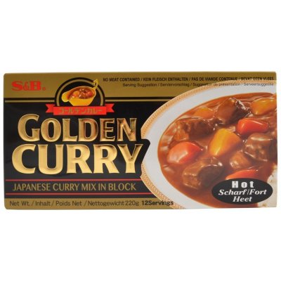 S&B Golden curry japonské pálivé kari 220 g – Sleviste.cz