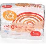 BABY CHARM Super Dry Flex Midi 3 6-10 kg 41 ks – Sleviste.cz