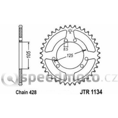 JT Sprockets JTR 1134-51 | Zboží Auto