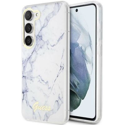 Pouzdro Guess Samsung Galaxy S23 5G Marble bílé – Zboží Mobilmania